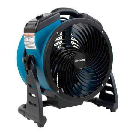 Xpower Whole Room Air Circulator Utility Fan, 11 in Blade Dia FC-150B